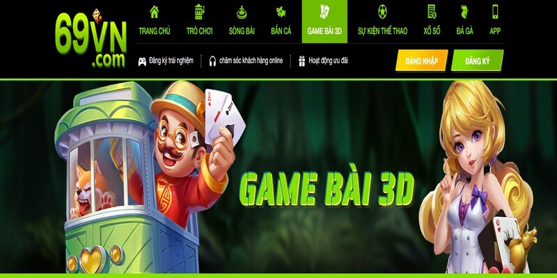 Game bài 3D - Đấu trí căng thẳng cùng các thành viên